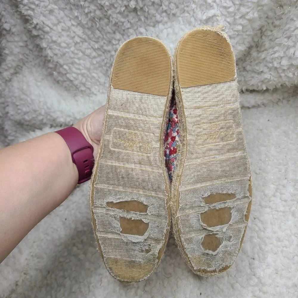 Sam Edelman Verona Multi Floral‎ Espadrille Women's sz 6.5